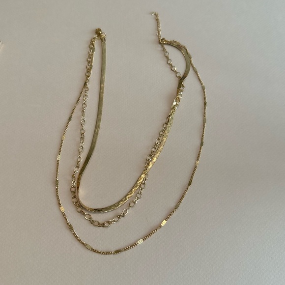 Minimalist layered necklace #1290 - Picture 2 of 3